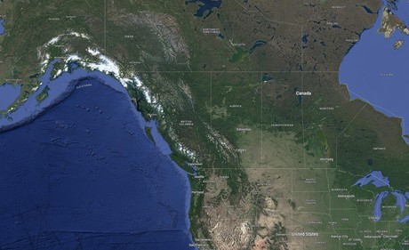 Map for Great Bear Rainforest And Kitlope - British Columbia Cruise