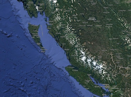Map for Whales & Wild Isles - British Columbia Catamaran Cruise