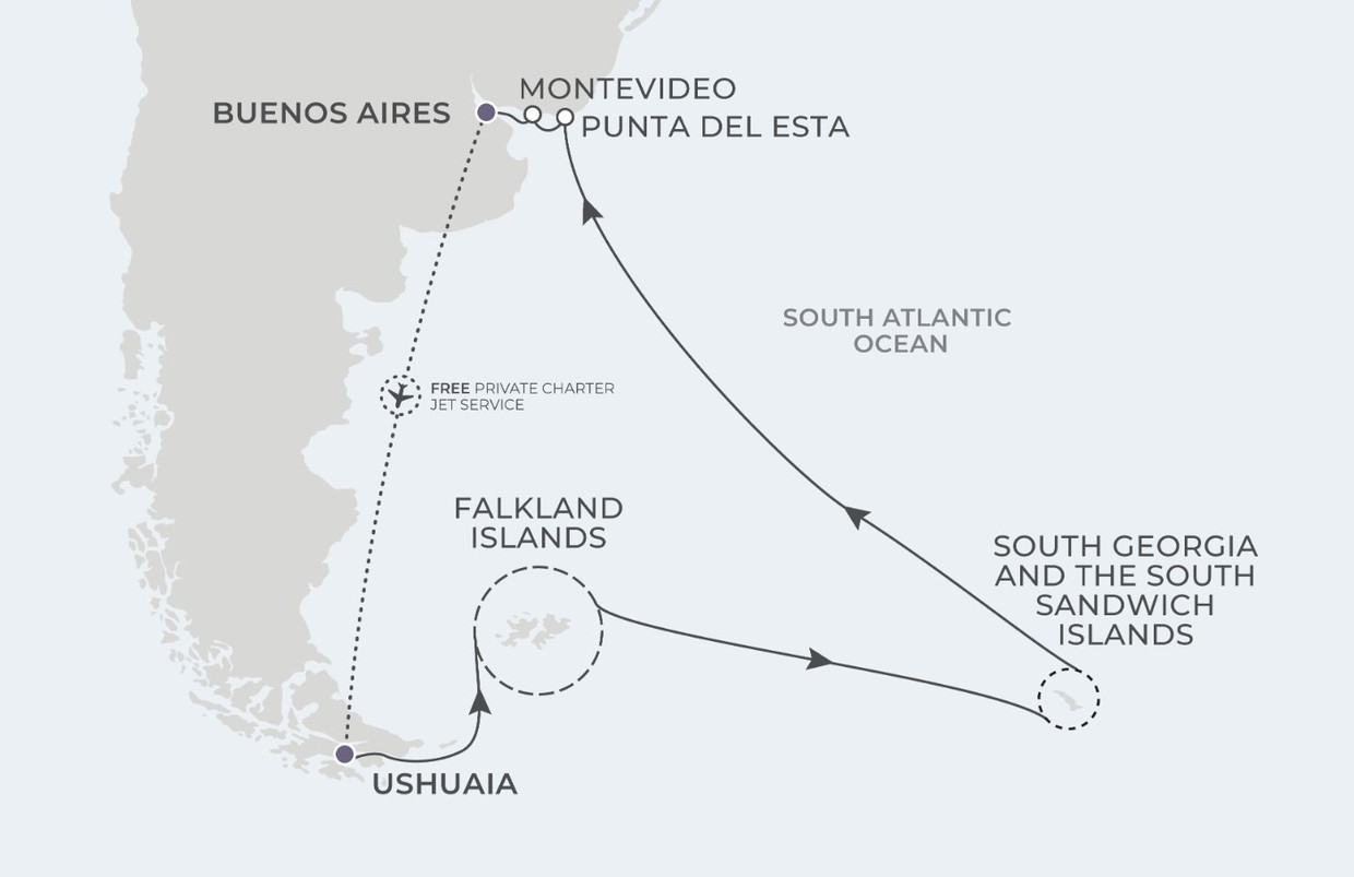 Wild Falklands & Argentina - 14 Night Cruise Ushuaia to Buenos Aires