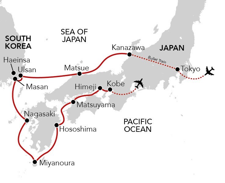 Eternal Japan & South Korea - A Voyage from Kanazawa to Kobe | Wild ...